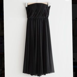 & Other Stories Strapless Tube Midi Dress